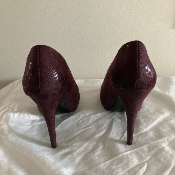 Nine West Burgundy pumps - Picture 5 of 6